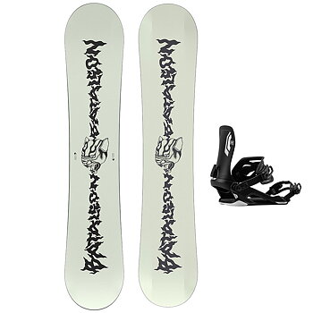 Bataleon Snowboard Set - Mens Disaster 154 + Nitro Talent Black M