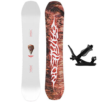 Bataleon Snowboard Set - Stereo Team 158 + Ghost FASE Black M