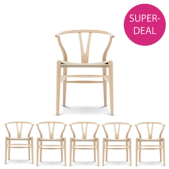 CH24 Y-Stol (Superdeal - Volympris/st vid köp av 6st) Såpad Bok  - Carl Hansen & Søn