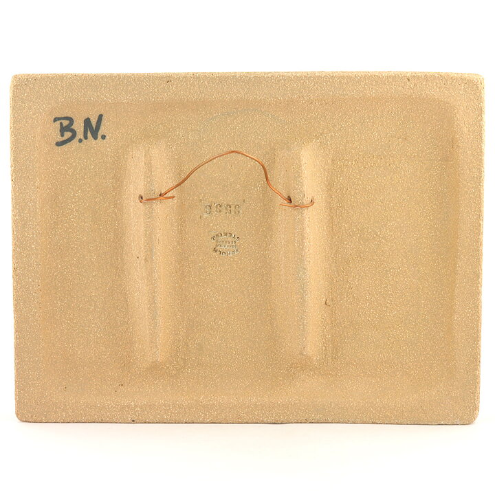 Josef Simon (1960s) Colorful Wall Plaque with Horse Motif 33 cm