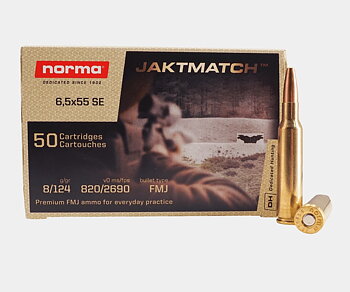 NORMA 6.5x55 JAKTMATCH 8g FM