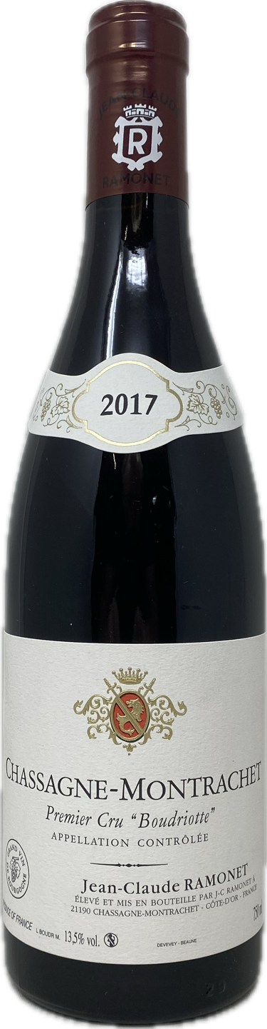 2017 CHASSAGNE MONTRACHET RöD LA BOUDRIOTTE RAMONET, 75 cl