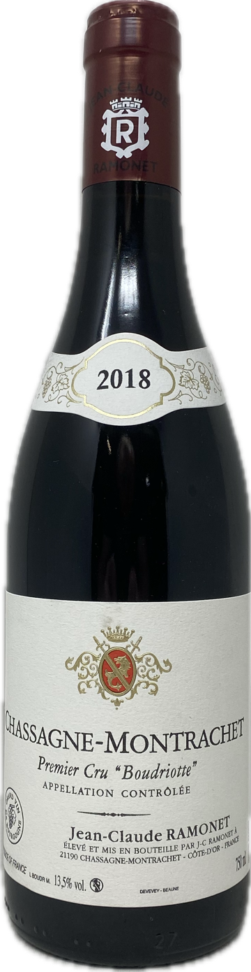 2018 CHASSAGNE MONTRACHET RöD LA BOUDRIOTTE RAMONET, 75 cl