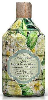 Rudy Fruit & Juice Bergamot & White Tea Bath & Shower 500ml