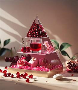 Rudy Fruit & Juice Pomegranate & Cherry Blossom Bath & Shower  500ml