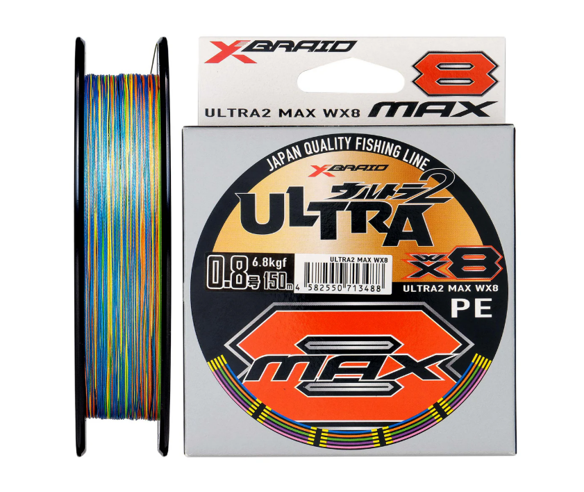 YGK X-Braid Ultra2 Max WX8 - 150 m