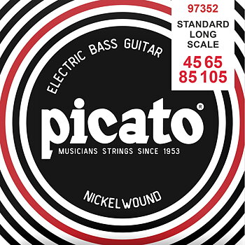 Picato Nickel Roundwound Bass Strings (045-105)