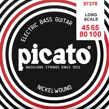 Picato Nickel Roundwound Bass Strings (045-100)
