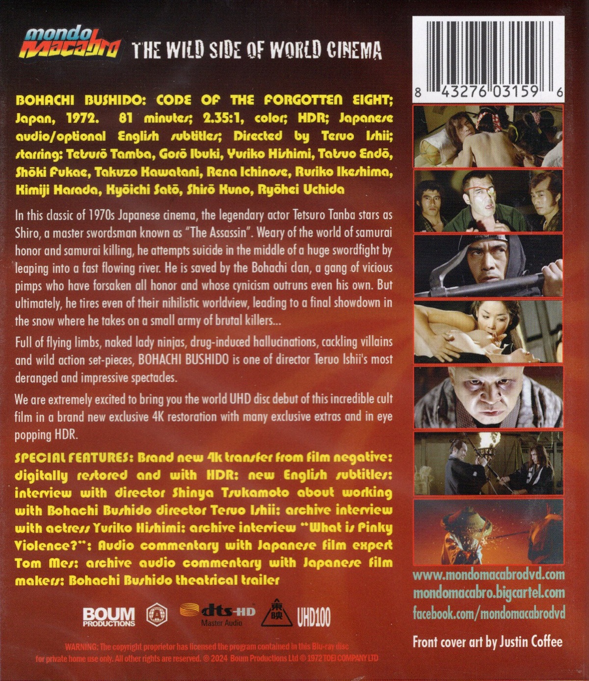 Bohachi Bushido: Code of the Forgotten Eight (ej svensk text) (4K Blu-ray) - 2