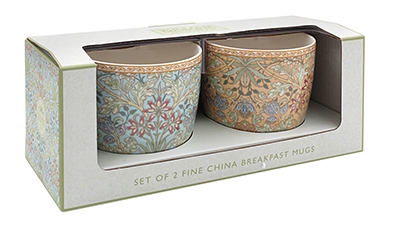 William Morris Hyacinth Mix - 2-pack frukostmuggar i presentkartong - 2