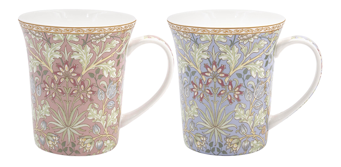 William Morris Hyacinth Mix - 2-pack muggar i presentkartong