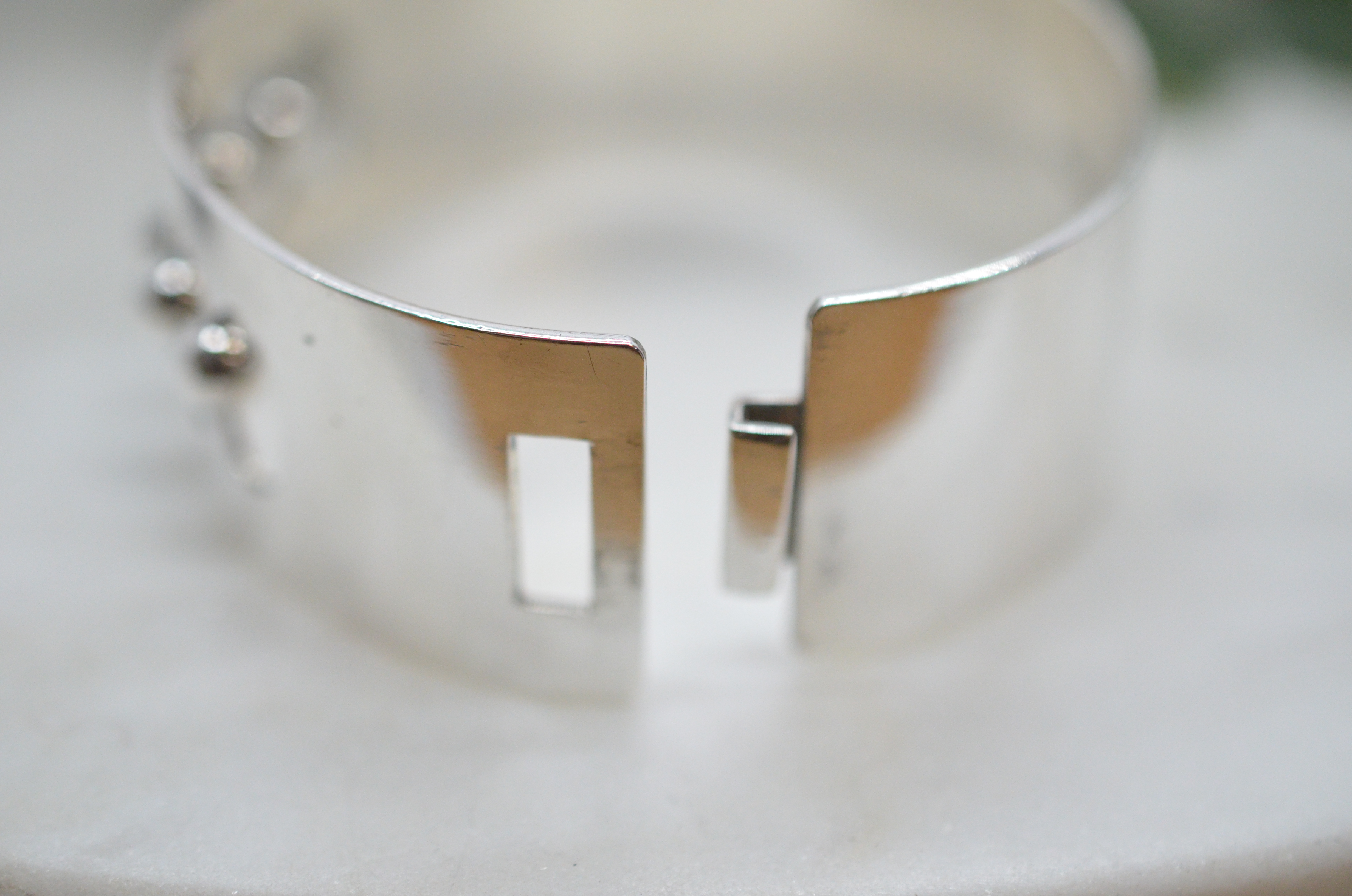 Vintage Kaunis Koru bangle in silver - 5