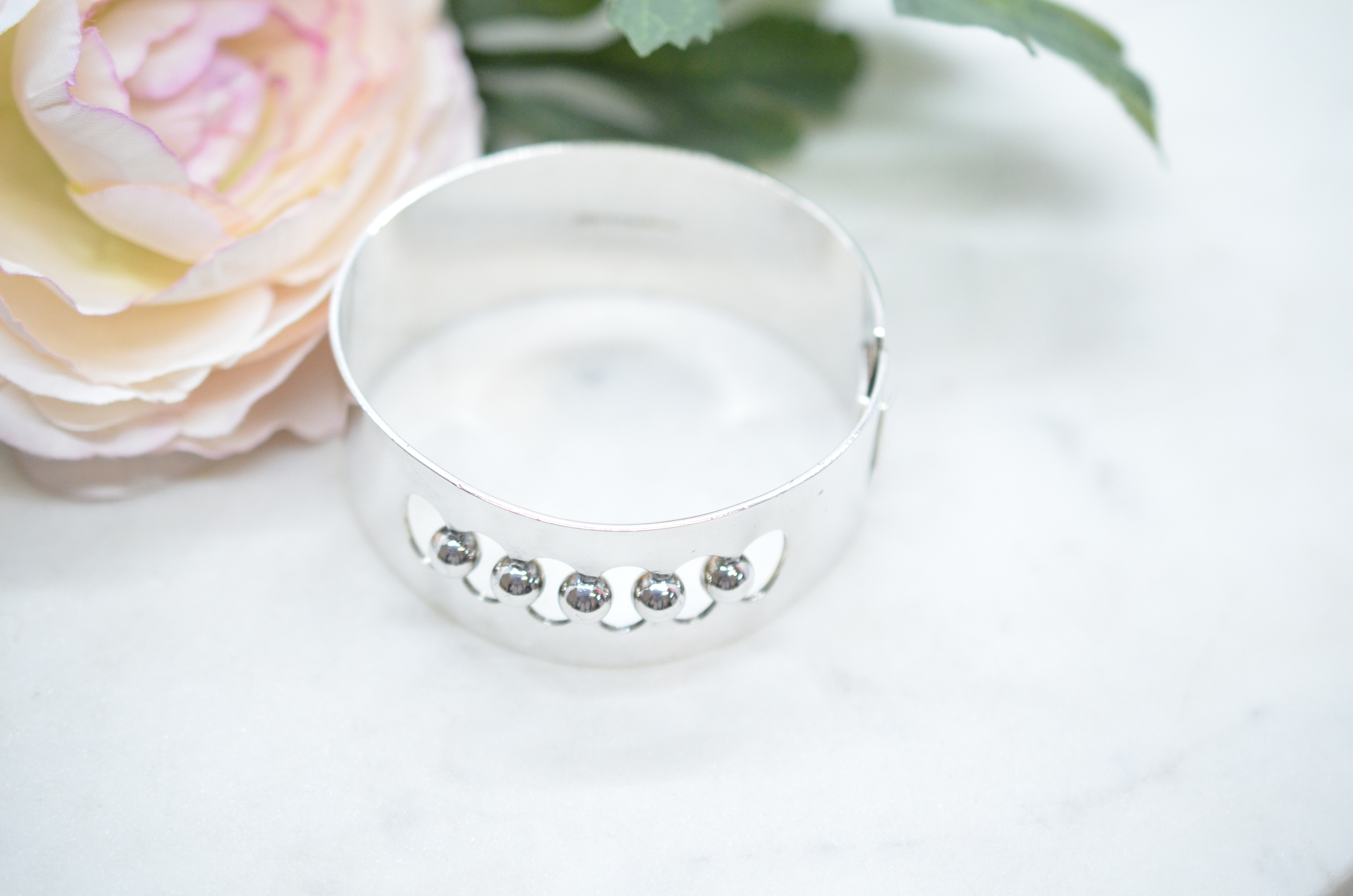 Vintage Kaunis Koru bangle in silver - 2
