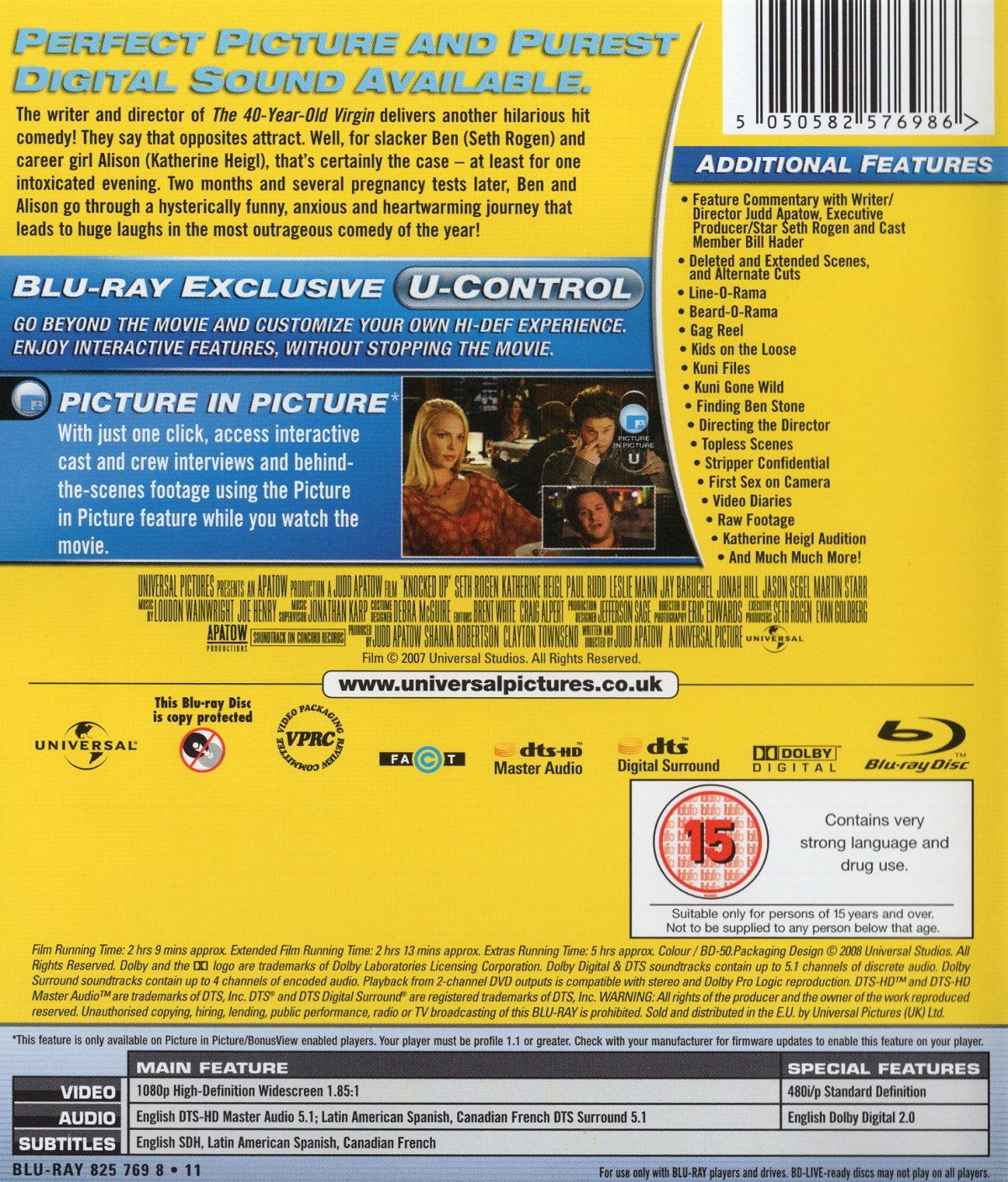 Knocked Up (ej svensk text) (Blu-ray) (Begagnad) - 2