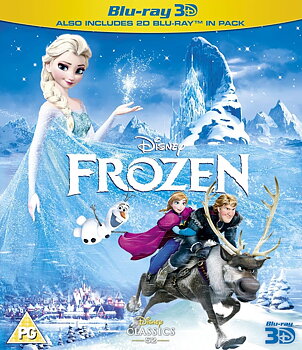 Frozen (Disney) (ej svensk text) (Real 3D + Blu-ray) (Begagnad)