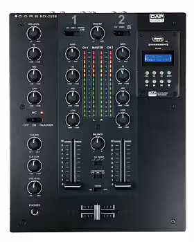 DAP CORE MIX-2 USB 2Ch DJ Mixer with USB interface