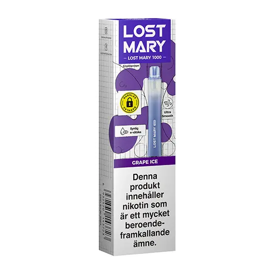 Lost Mary – Grape Ice  (billigare i fysisk butik)
