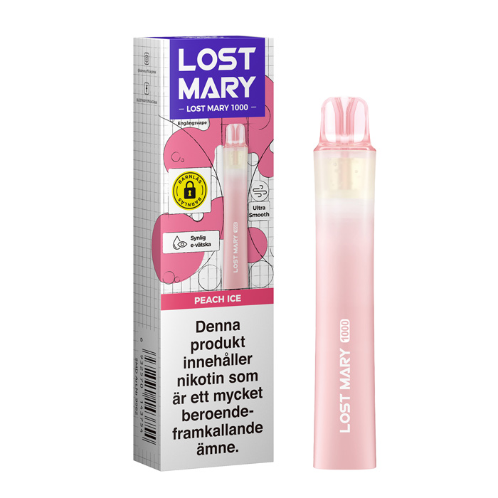 Lost Mary – Peach Ice (billigare i fysisk butik)