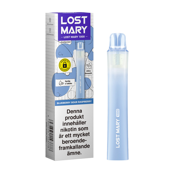Lost Mary – Blueberry Sour Raspberry (billigare i fysisk butik)