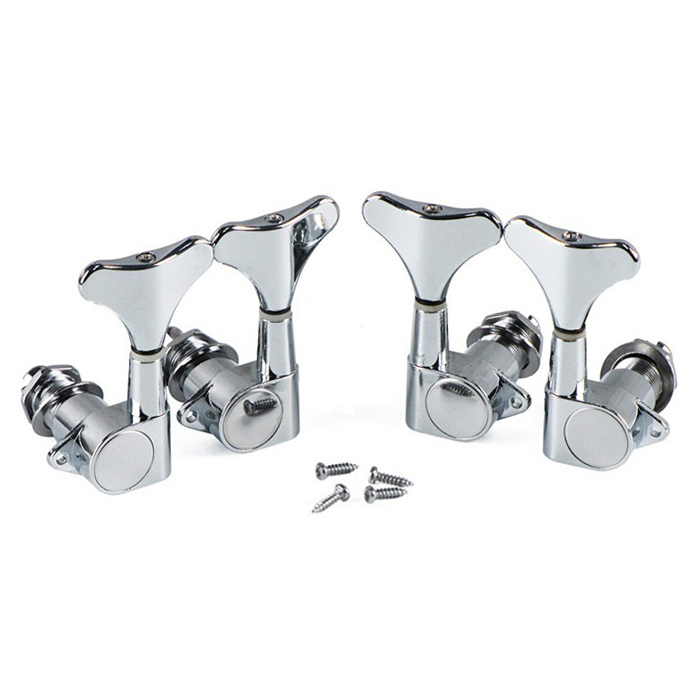 Bass Machine Heads Chrome (2+2)
