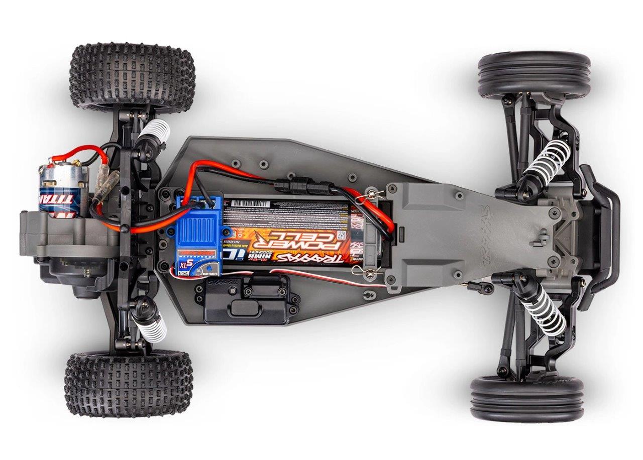 Traxxas Bandit 2WD 1/10 RTR TQ EHD Red-X USB-C Laddare/ 7 cell NiMH 3000mAh - 5