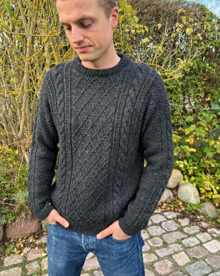 PetiteKnit Moby Sweater Man (20 m struktur st 4) - 4