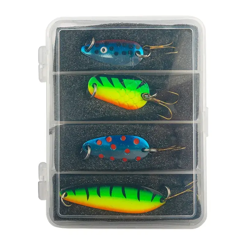 Färdigt mixpack med fiskedrag från Darts. Denna box innehåller 4st drag som är perfekta för abborre, gädda, öring, regnbåge m.m.