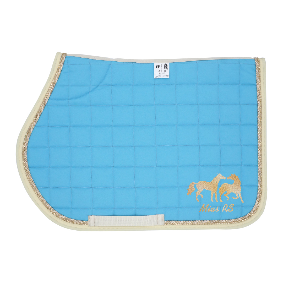 Hoppschabrak Ponny Turkos DD, 3sand/guld - 3