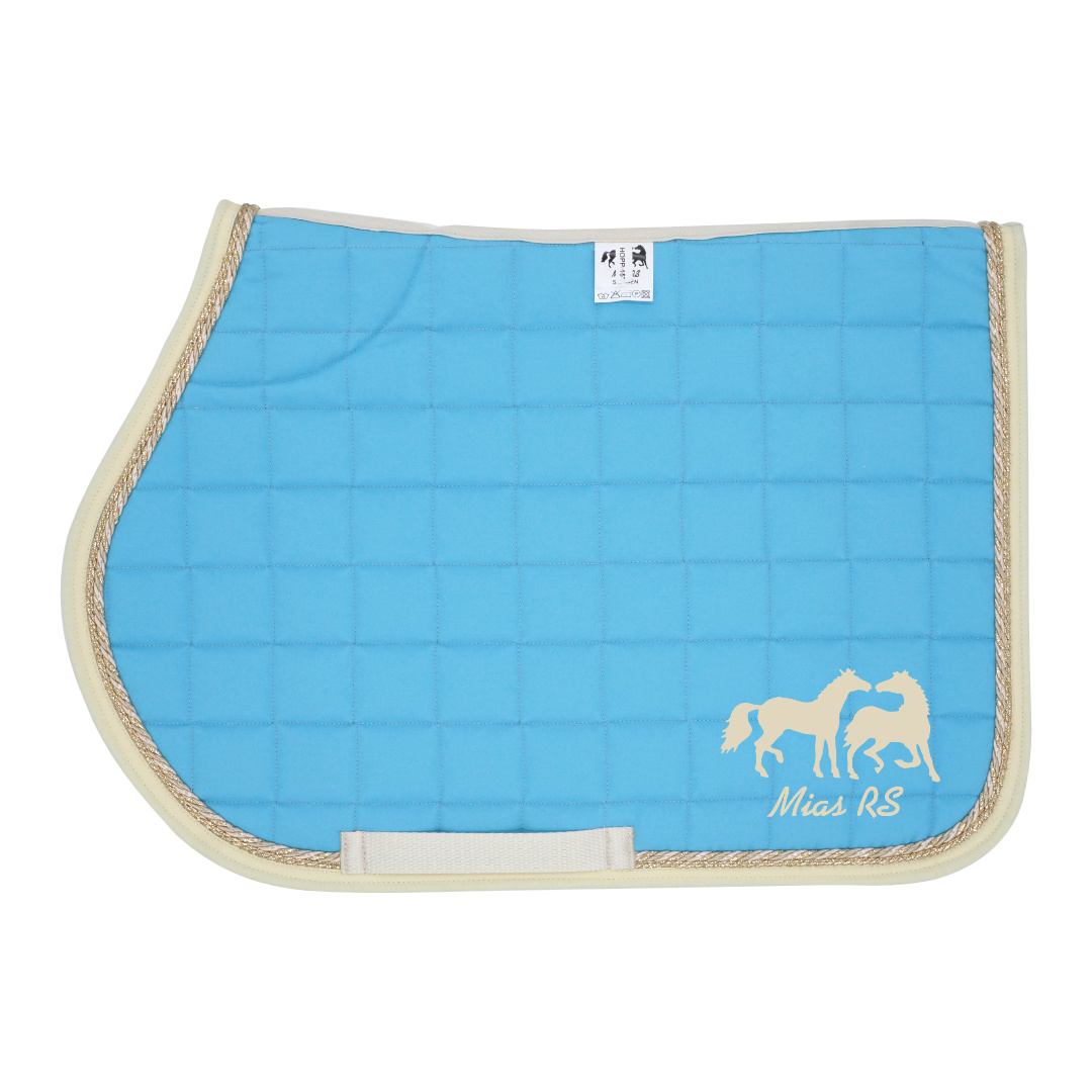 Hoppschabrak Ponny Turkos DD, 3sand/guld - 4