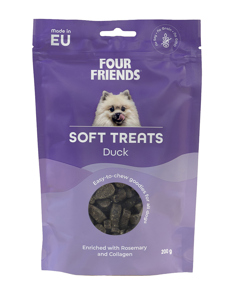 Four Friends Soft Treats Duck 200g