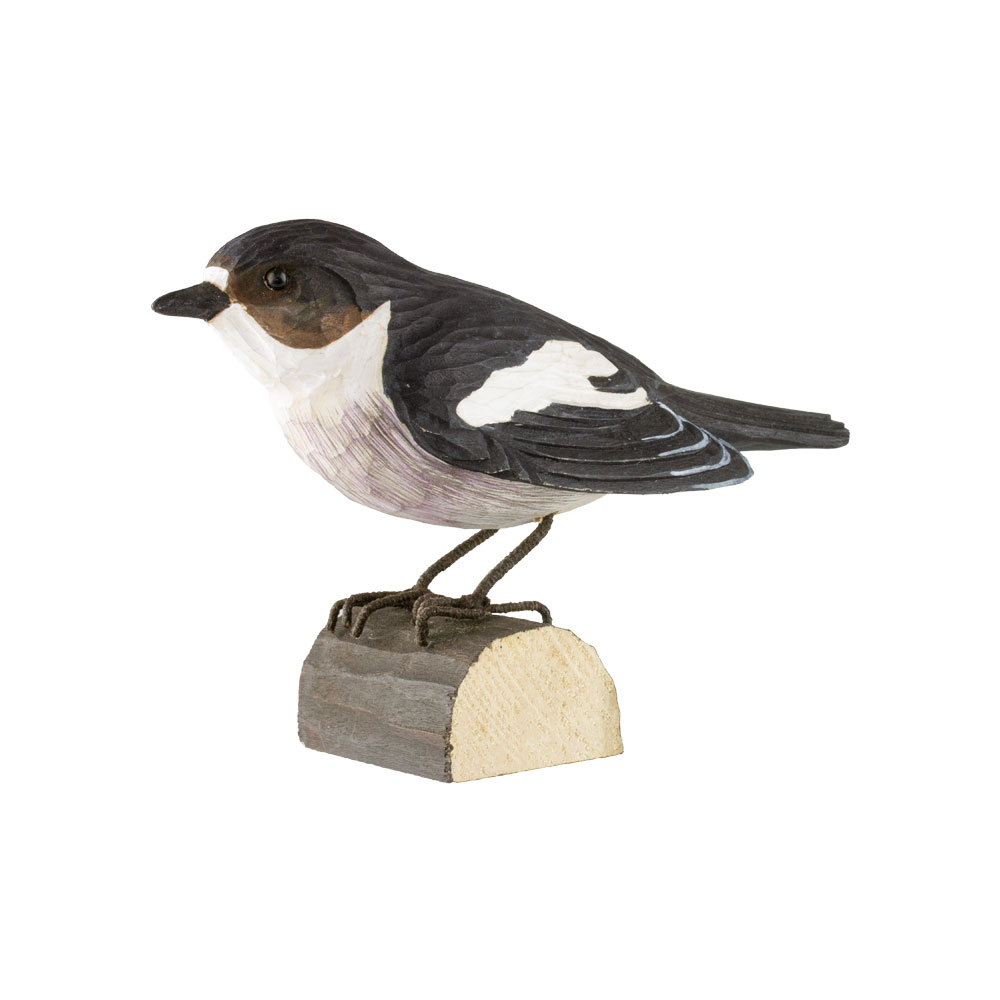 DecoBird Svartvit Flugsnappare