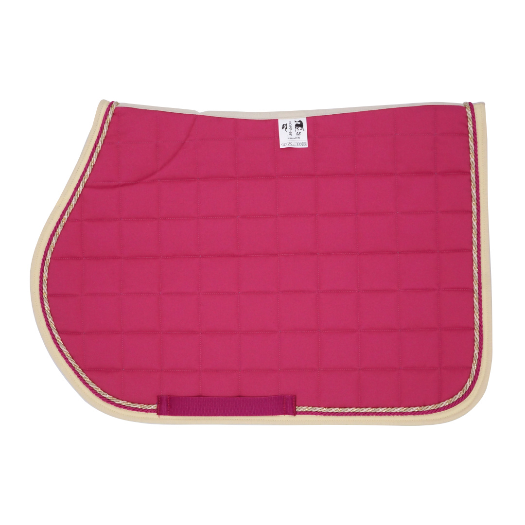 Hoppschabrak Ponny Cerise DD, 3sand/guld