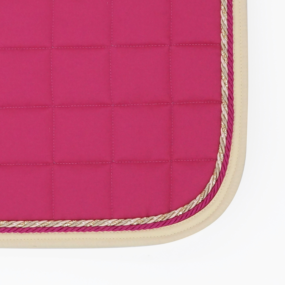 Hoppschabrak Ponny Cerise DD, 3sand/guld - 4