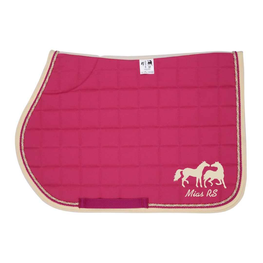 Hoppschabrak Ponny Cerise DD, 3sand/guld - 3