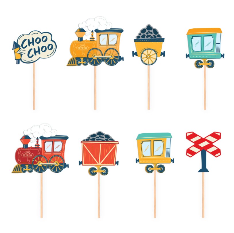 Cake picks - Tåg - 2