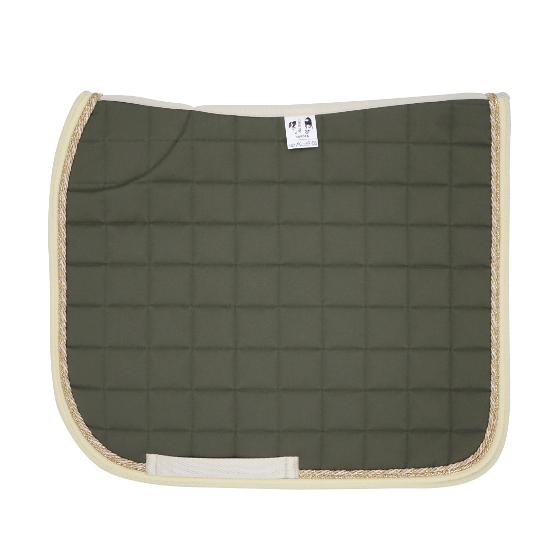 Dressyrschabrak Ponny Ljusoliv DD, 3sand/guld
