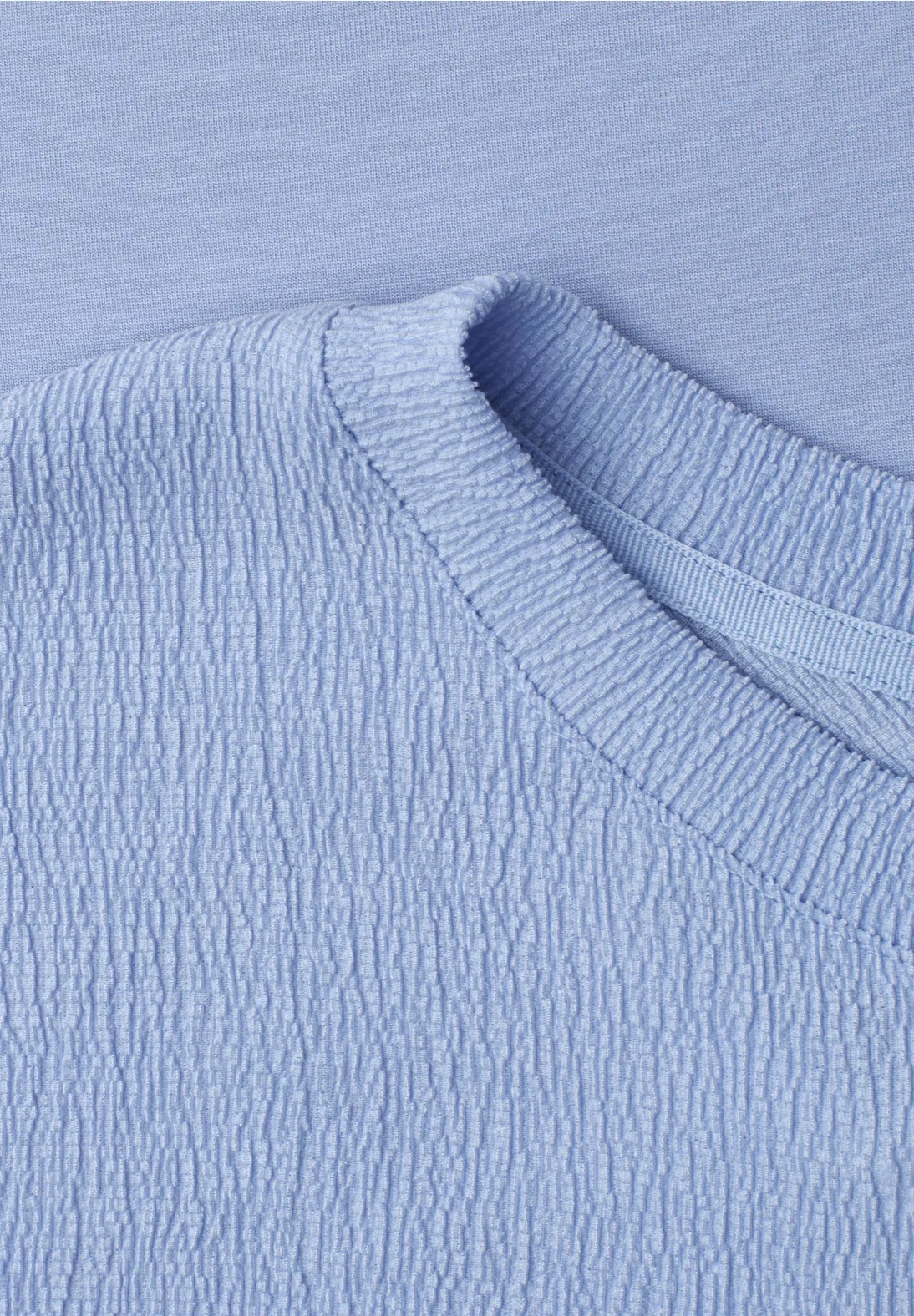 Structure Mix Shirt - Cashmere Blue - Street One - 6