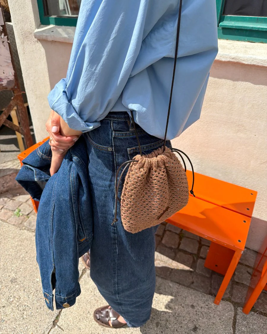 PetiteKnit Juno Satchel (21 m hålmönster st 3)