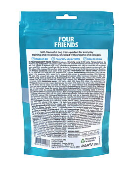 Four Friends Soft Treats Turkey 200g