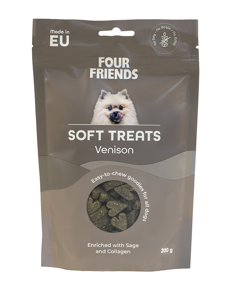 Four Friends Soft Treats Venison 200g