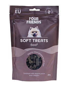 Four Friends Soft Treats Beef 200g