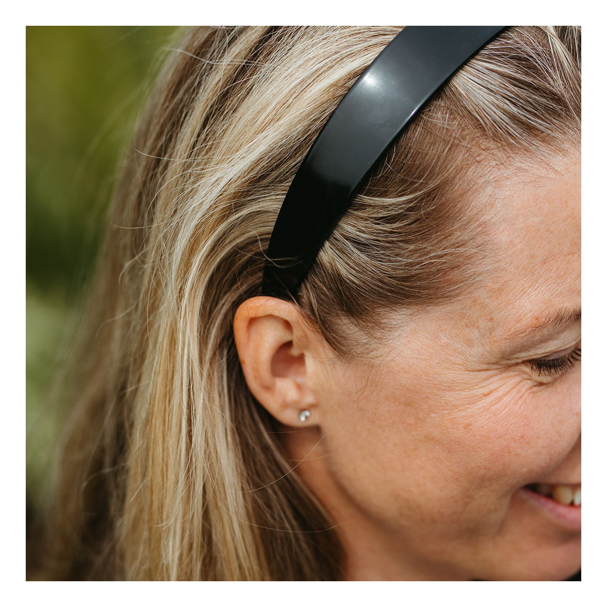 ByBarb Acetat Hair Band Black - 2