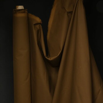 Vaxad bomull oilskin brun