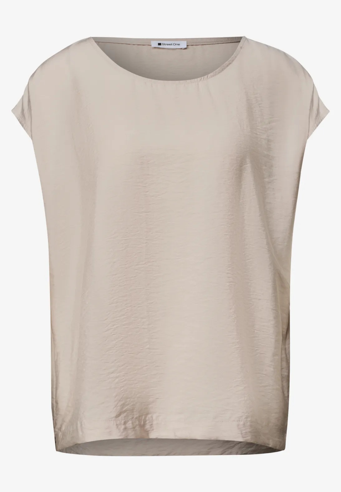 EOS Round Neck Top - Clay Sand - Street One - 4