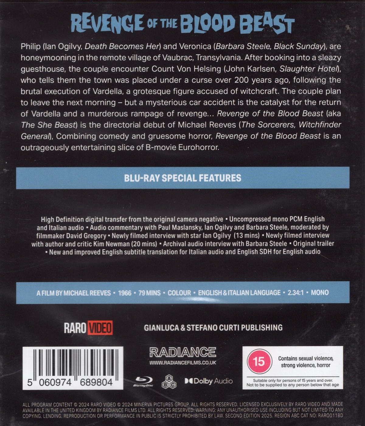 Revenge of the Blood Beast (ej svensk text) (Blu-ray) - 2