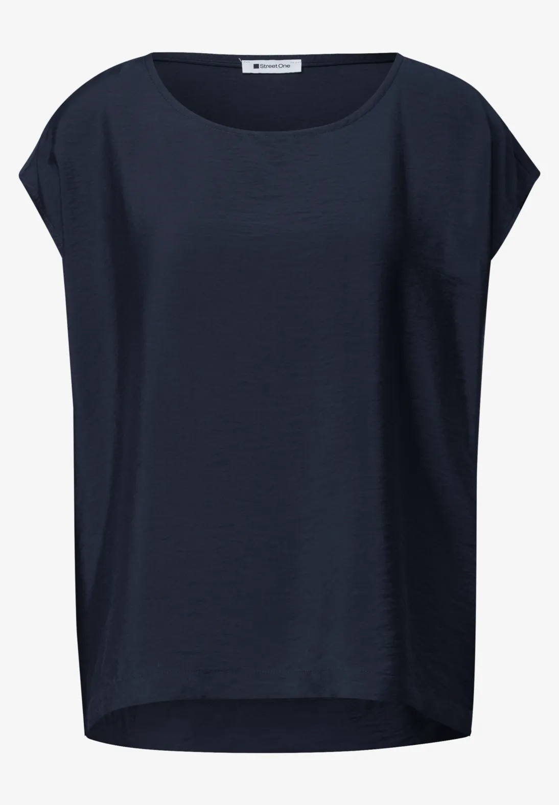 EOS Round Neck Top - Deep Blue - Street One - 4