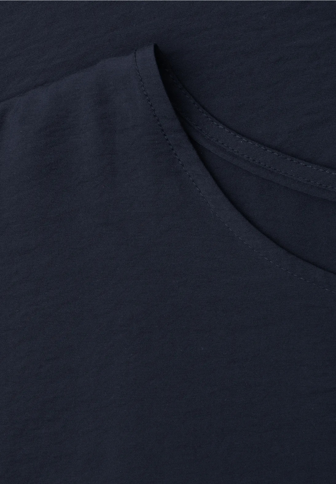 EOS Round Neck Top - Deep Blue - Street One - 5