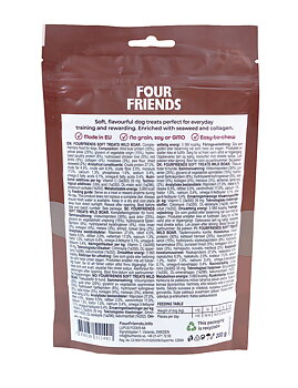 Four Friends Soft Treats Wild Boar 200g