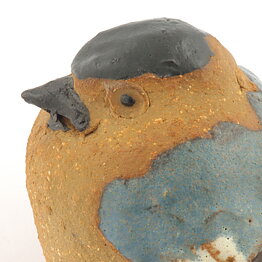 Gunnar Hansson (1960s) Swelling Stoneware  Bird 9 cm (6)
