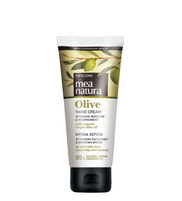 mea natura olive hand cream, farcom 100ml